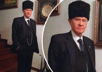 Devlet Bahçeli’nin kalpaklı fotoğrafı