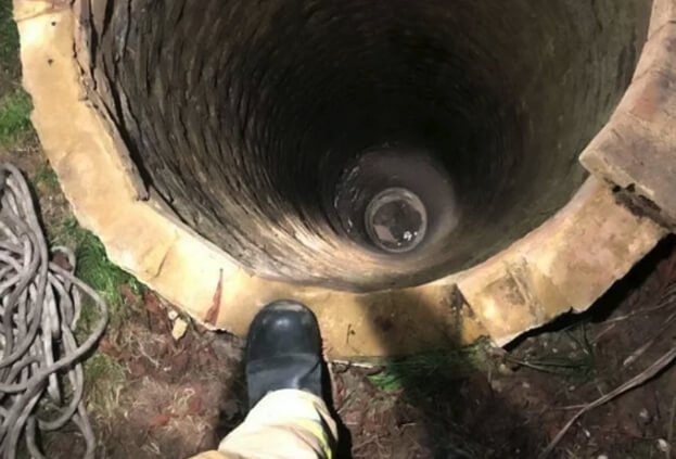 İtfaiyeciler köpeği kurtardı