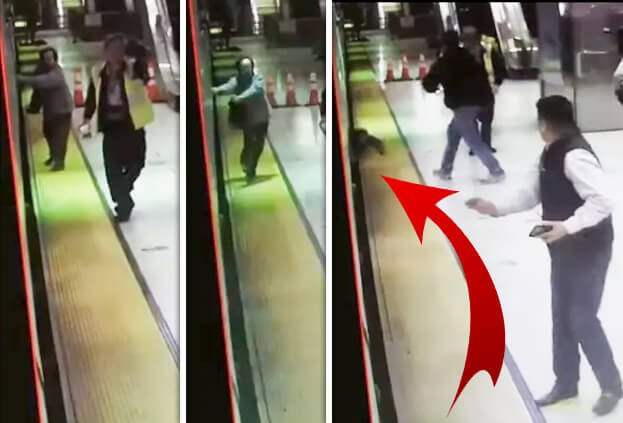 Korkunç olay trene sıkıştı