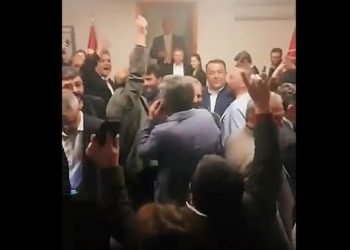 Mansur Yavaş’ın ekibi tekbir getirdi