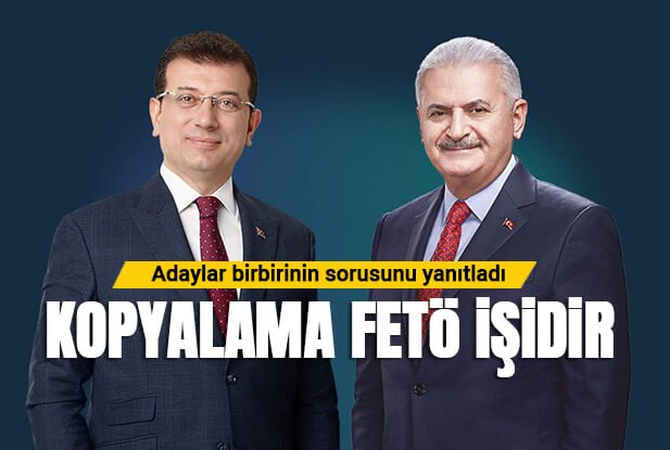 Adaylar birbirine soru sordu