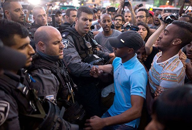 Etiyopyalı-Yahudilerin-gösterilerinde-111-İsrail-polisi-yaralandı