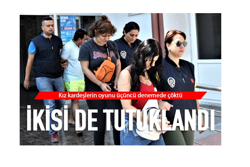 Mersin'de kuyumcuları sahte altın kolyeyle dolandırdıkları öne sürülen 2'si kadın 3 kişi tutuklandı.