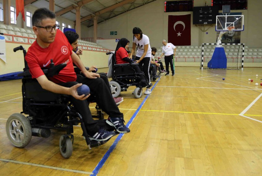 Milli sporcular, Boccia Turnuvası çalışmalarını hızlandırdı