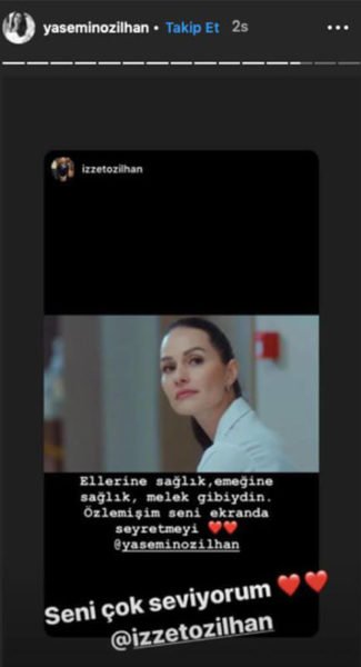 Yasemin Özilhan’a eşinden destek!