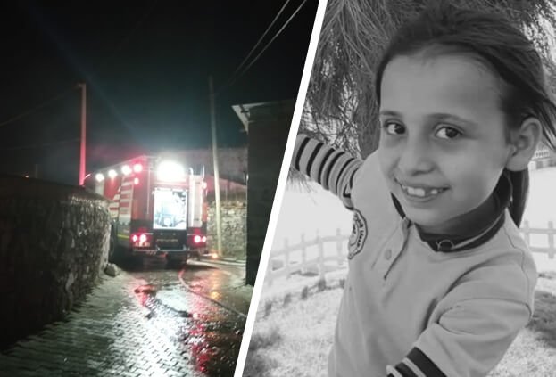 Alevlerin arasında kalan küçük kız hayatını kaybetti