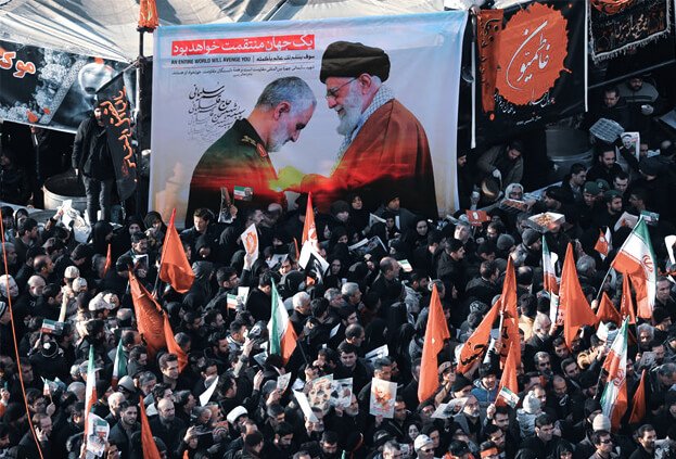 İranlı General Kasım Süleymani için son tören