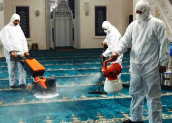 Bağcılar’da toplu yaşam alanlarında virüs ve mikrop temizliği