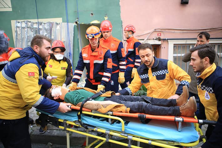 Bayrampaşa'da nefes kesen deprem tatbikatı!