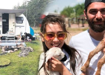 Kadir Doğulu ile Neslihan Atagül’ün kamp maceraları!