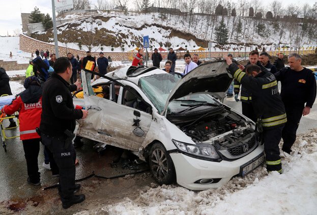 Kastamonu'da feci kaza