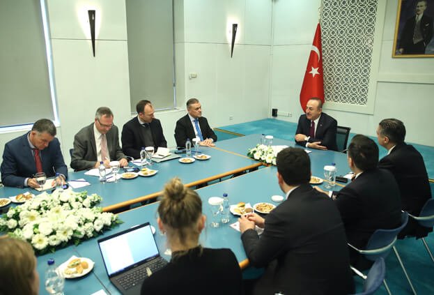 Dışişleri Bakanı Çavuşoğlu, AB büyükelçileriyle görüştü