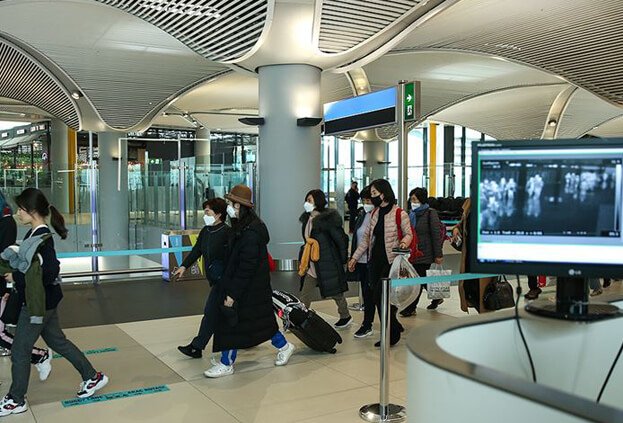 İstanbul Havalimanı'nda termal kamera kontrolleri devam ediyor