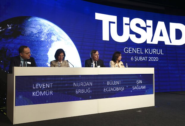TÜSİAD Genel Kurul Toplantısı Sabancı Center Konferans Salonu'nda gerçekleştirildi