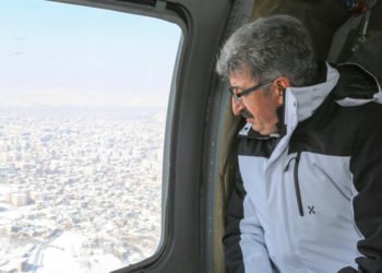 Van Valisi Bilmez 41 kişinin hayatını kaybettiği çığ bölgesini inceledi