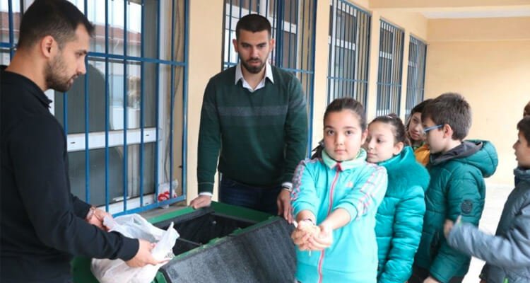 Beykoz’daki okullardan geri dönüşüme destek