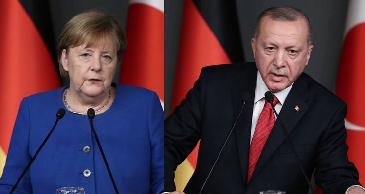 Erdoğan'dan Merkel'e net mesaj: Uluslararası hukukun açık ihlali