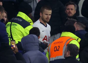 Bunu da gördük! Tottenhamlı Dier, tribüne çıkıp taraftar kovaladı