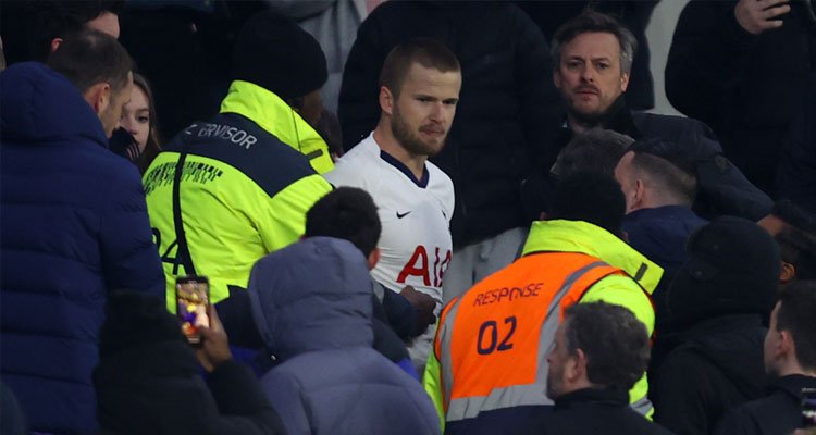 Bunu da gördük! Tottenhamlı Dier, tribüne çıkıp taraftar kovaladı