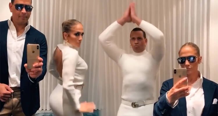 Jennifer Lopez ile Alex Rodriguez’in TikTok paylaşımı olay oldu