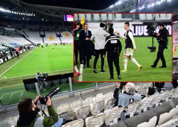 Juventus-Inter karşılaşmasına 'korona' damgası