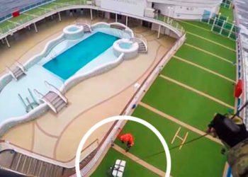 Koronavirüsten bir yolcunun öldüğü gemiye havadan test kiti bırakıldı