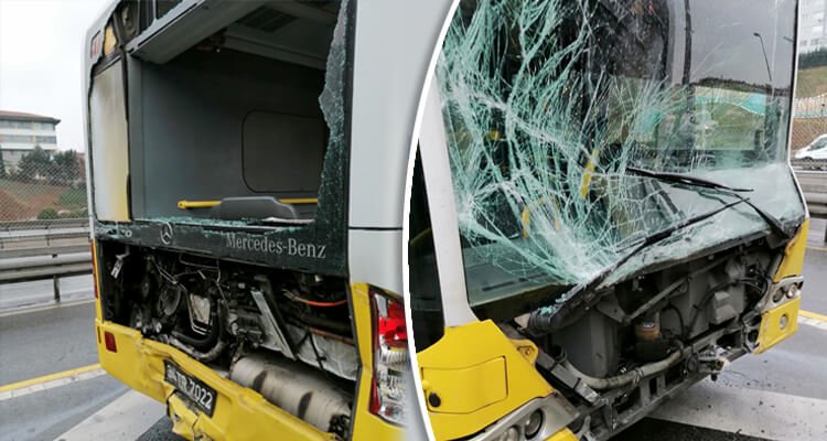 İstanbul'da metrobüs kazası: 10 yaralı