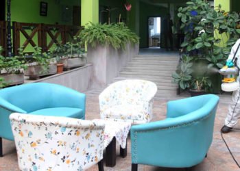 Samsun'da huzurevi dezenfekte edildi