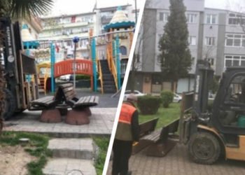 Başrampaşa'da banklar toplandı