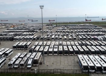 Yenikapı Miting Alanı otobüslere otopark oldu