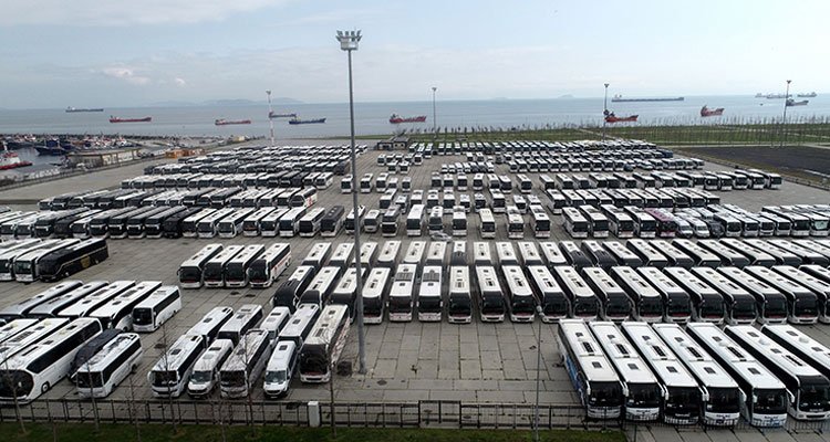 Yenikapı Miting Alanı otobüslere otopark oldu