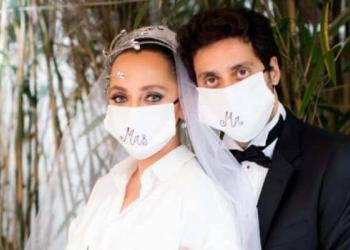 Oyuncu Didem Balçın ve Can Aydın’ın maskeli nikah töreni!