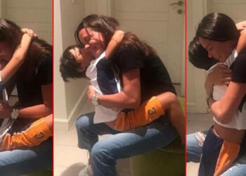 Ebru Şallı duygulandırdı: Kavuşmak güzeldir, sarılmak da