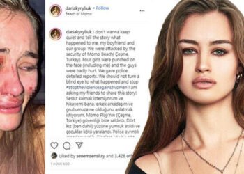 Çeşme'de top model Daria Kyryliuk'e plajda dayak! 