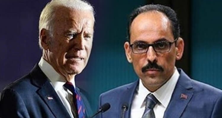 Joe Biden'ın küstah sözlerine İbrahim Kalın'dan tepki