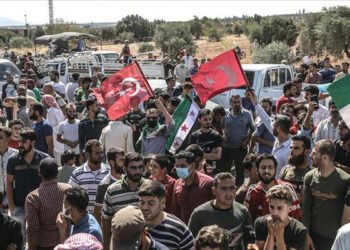 İdlib'de TSK'ye destek gösterileri düzenlendi